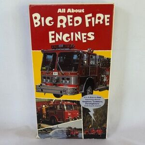 ALL ABOUT RED FIRE ENGINES VHS